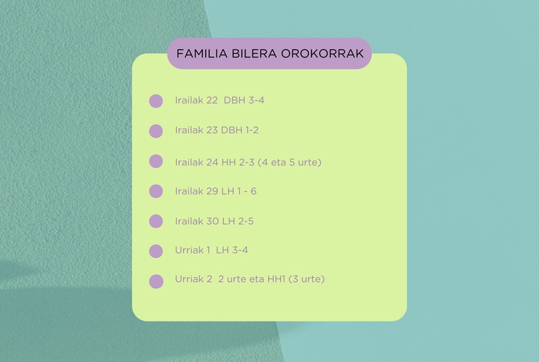 Familia Bilera Orokorrak