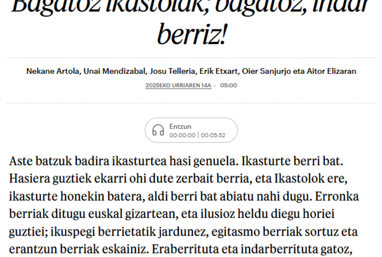 Berria artikulua